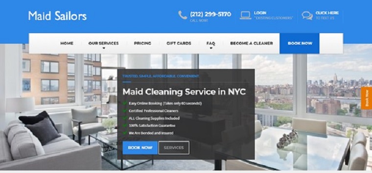 Best Cleaning Services New York | Maid Sailors