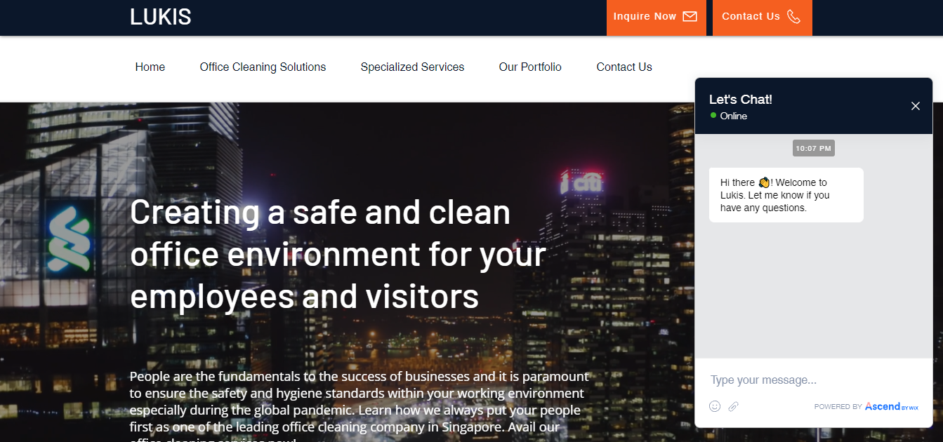 Lukis Private Limited's Homepage