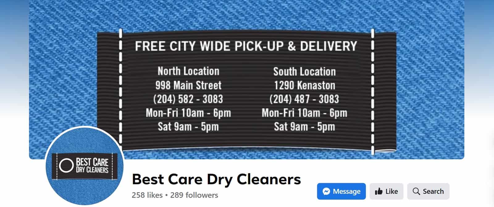 Best Care Dry Cleaners Homepage