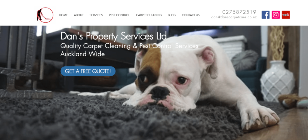 Dan’s Property Services' Homepage