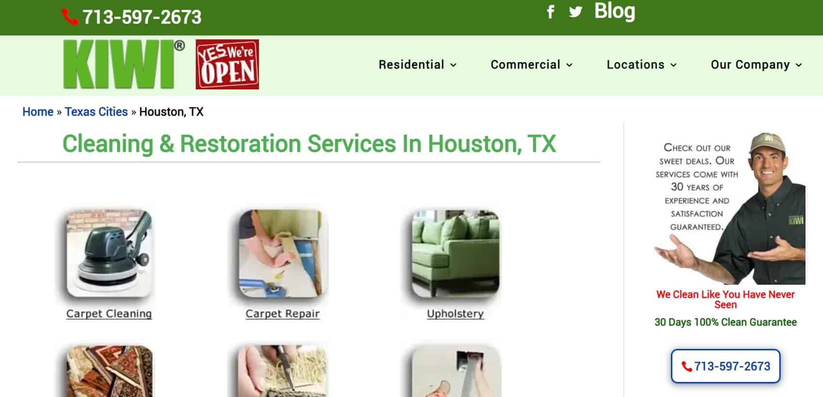 Kiwi Services Homepage