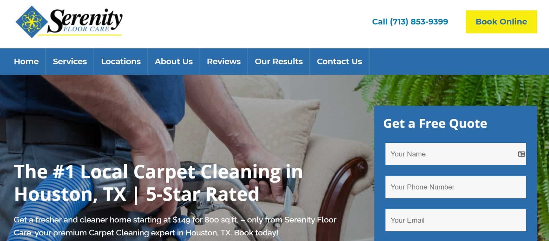 Serenity Carpet Cleaning Serenity Floor Care Homepage
