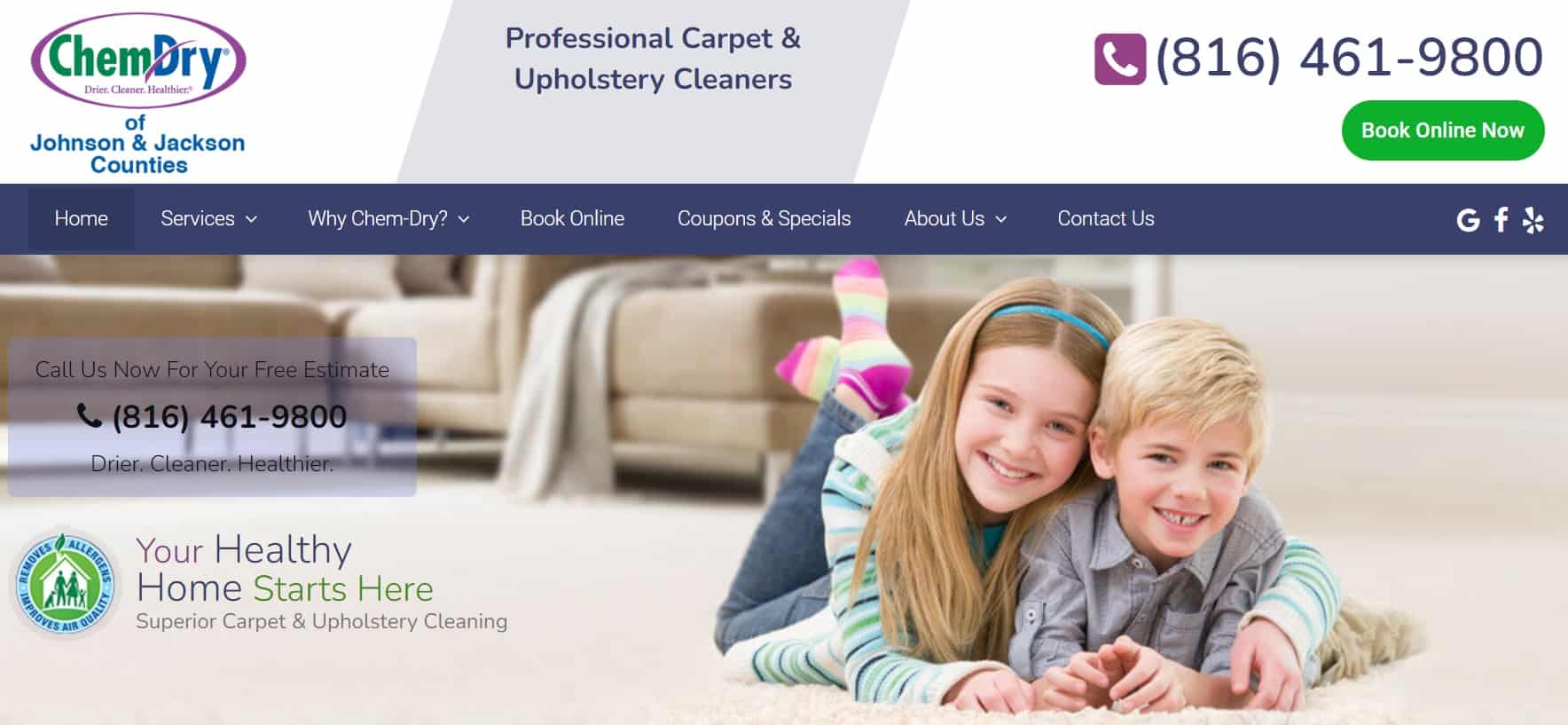 Chem-Dry of Johnson & Jackson Counties Homepage