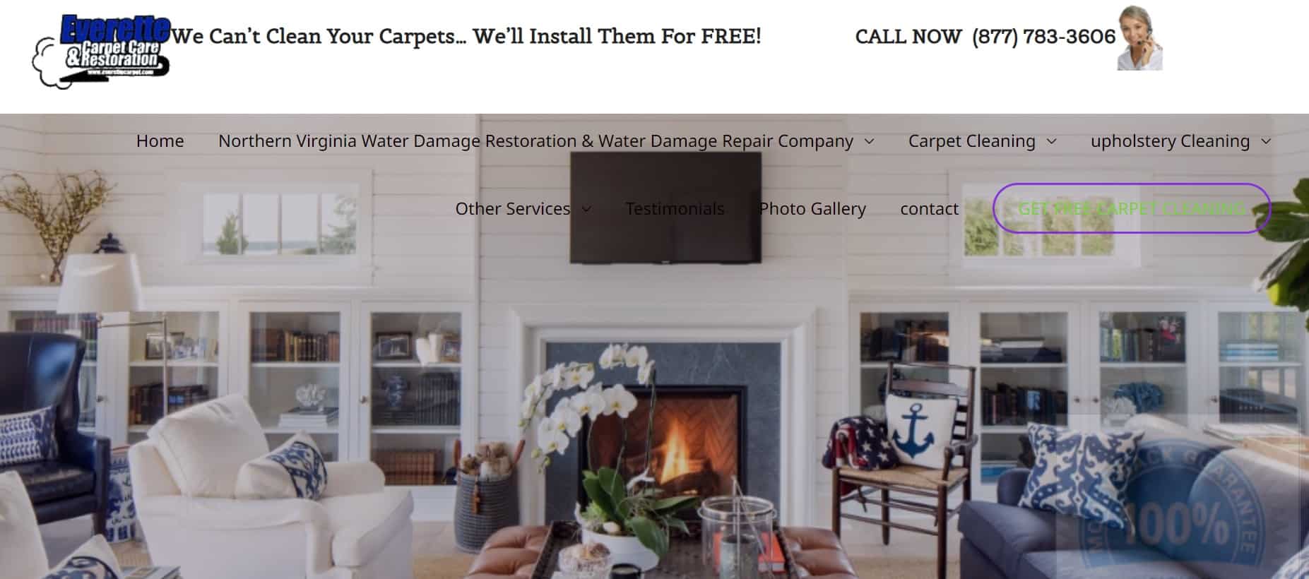 Everette Carpet Care & Restoration Homepage