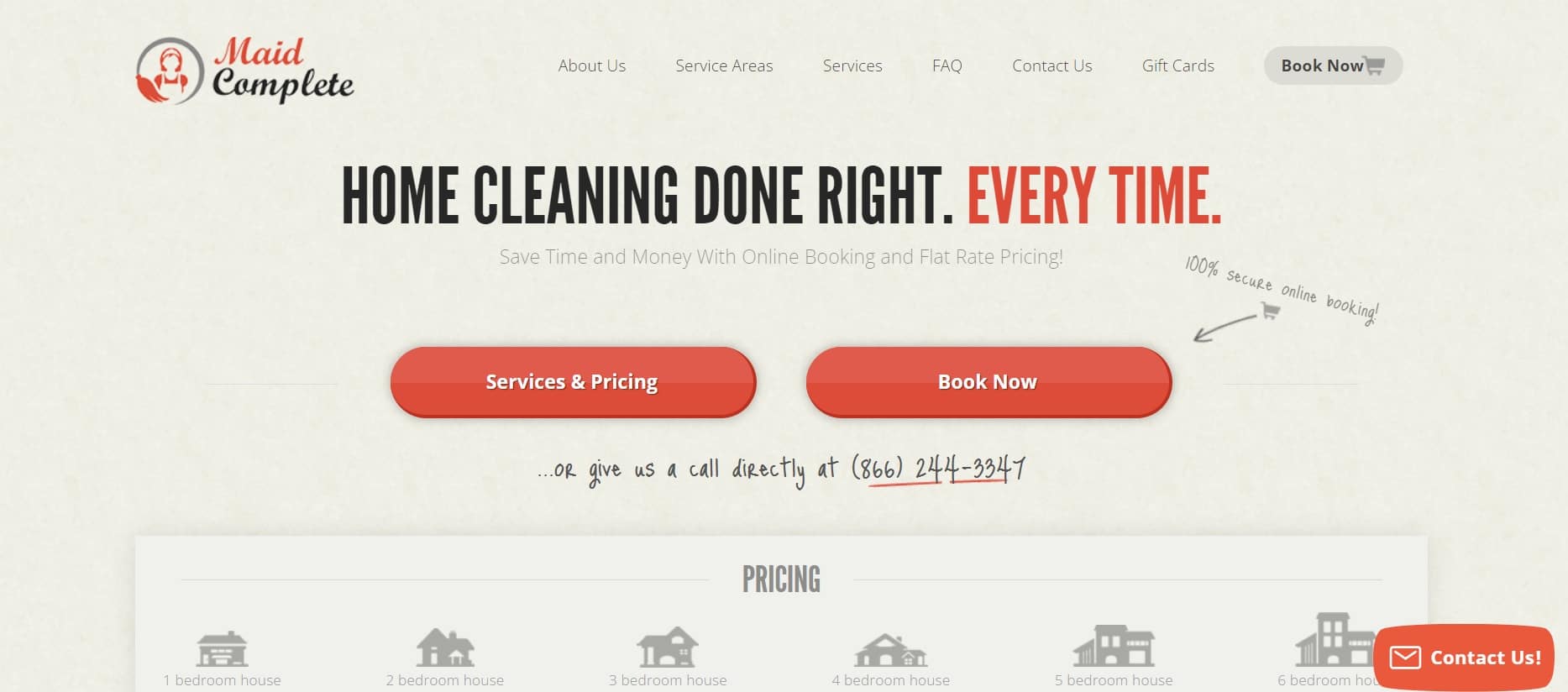Maid Complete Homepage