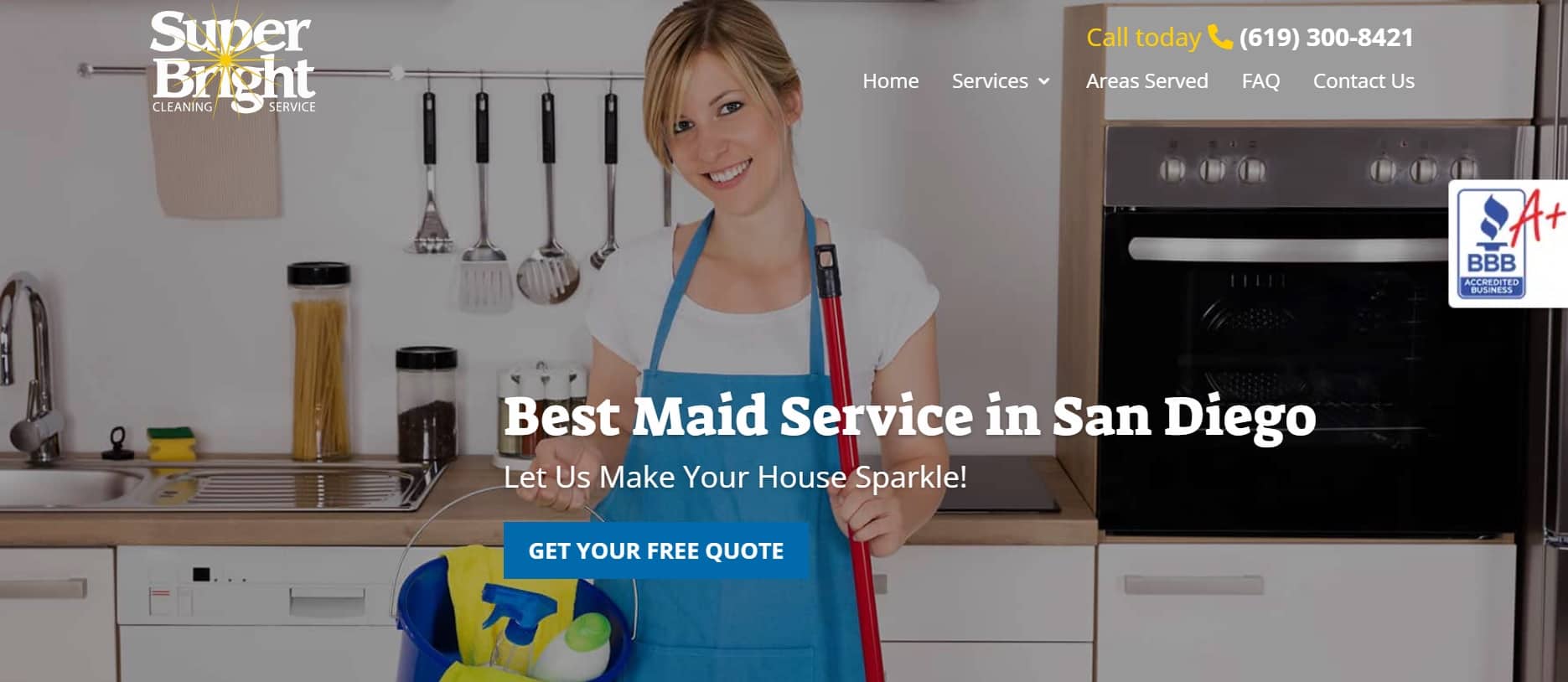 Super Bright Cleaning Homepage