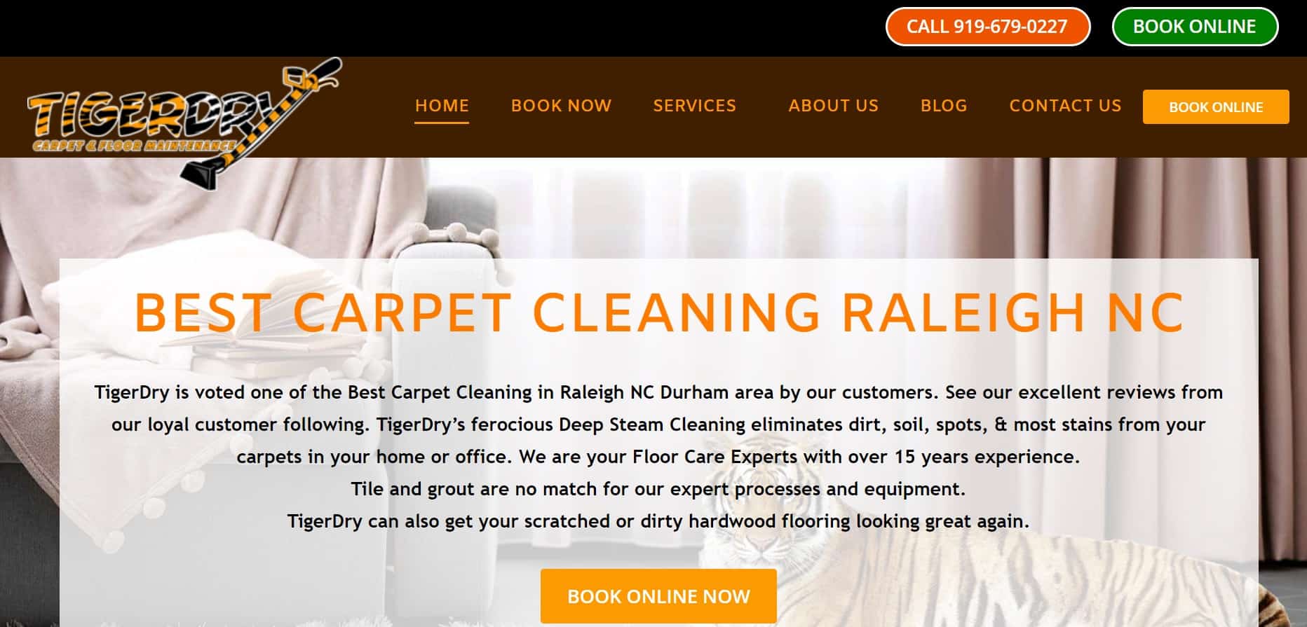 TigerDry Homepage