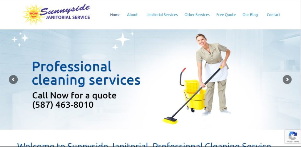 Sunnyside Janitorial Services Edmonton's Homepage