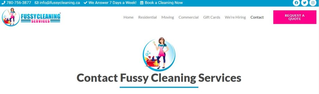 Fussy Cleaning Service - Best Cleaning Services in Edmonton