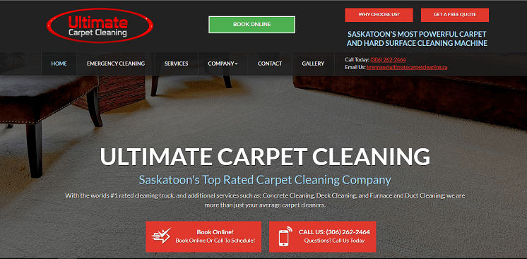 Ultimate Carpet Cleaning Homepage