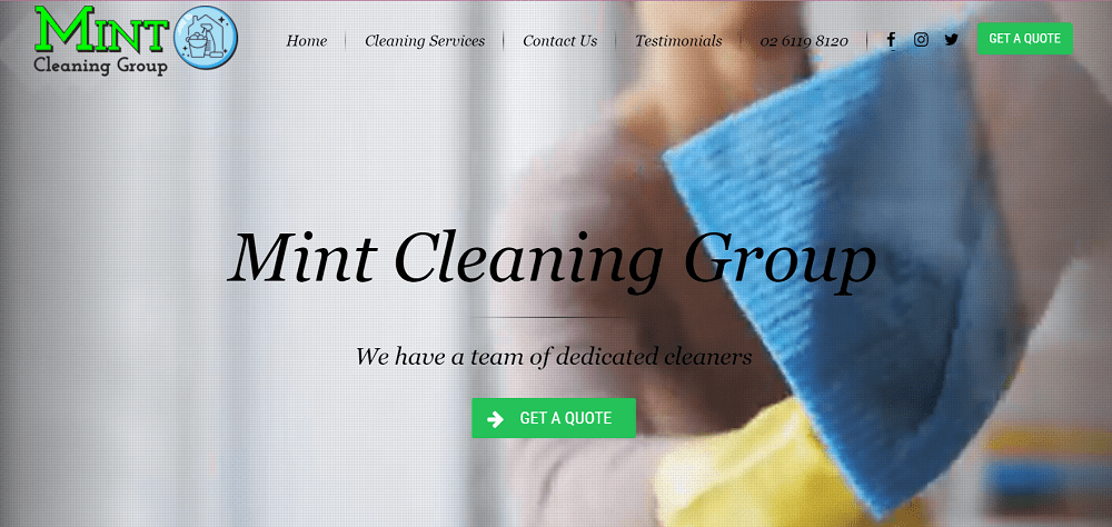 Mint Cleaning Group's Homepage