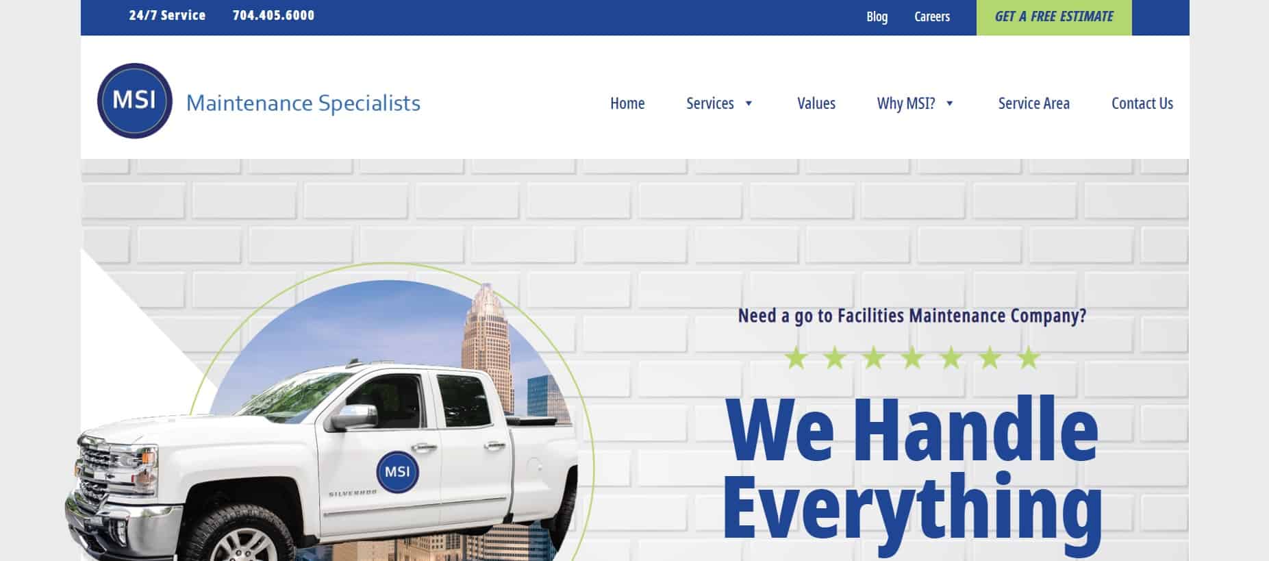 MSI Maintenance Specialists Homepage
