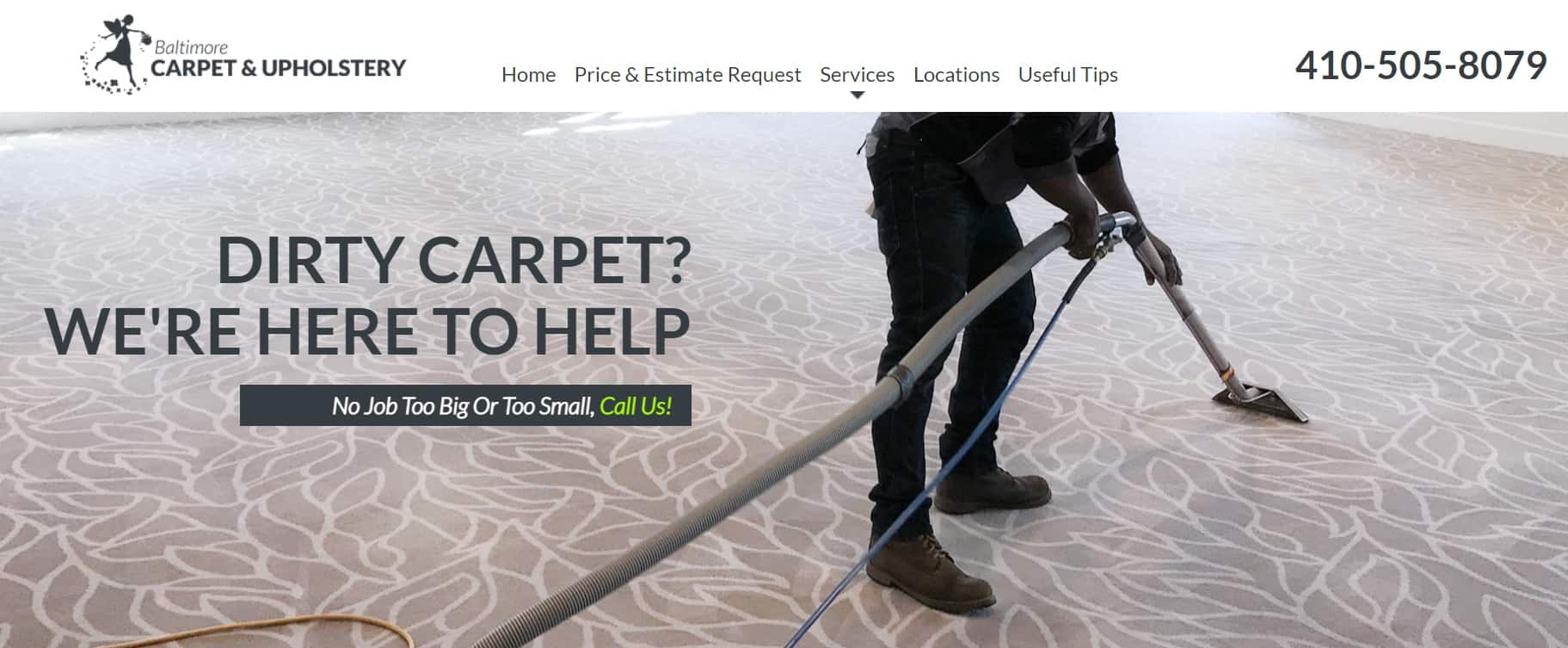 Baltimore Carpet & Upholstery Cleaning Homepage
