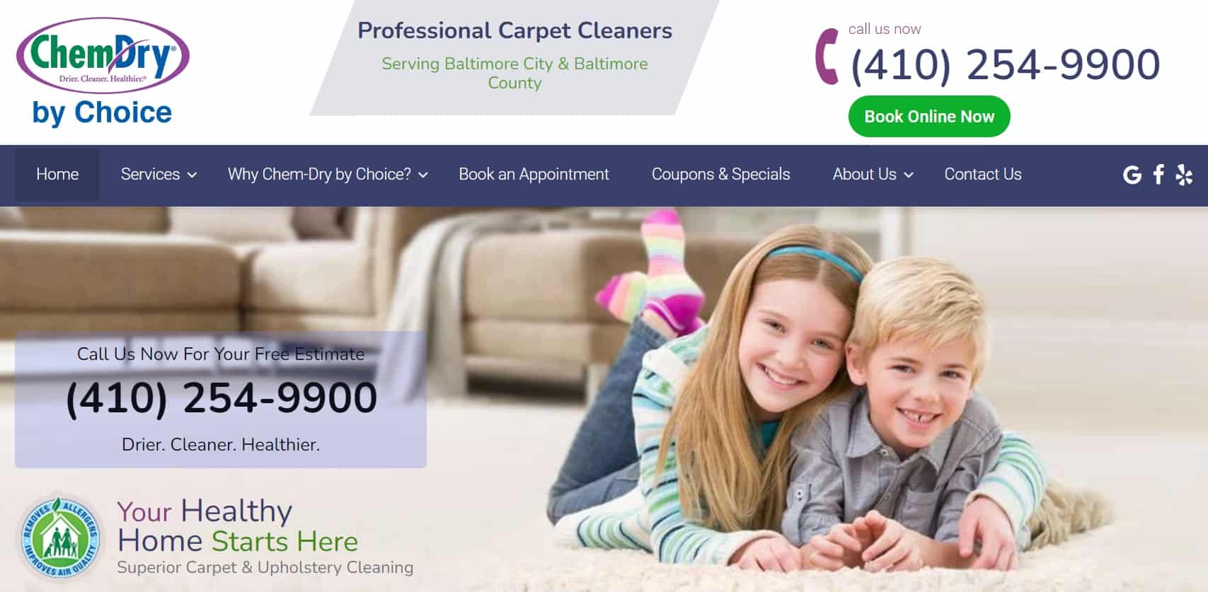 ChemDry Baltimore Homepage