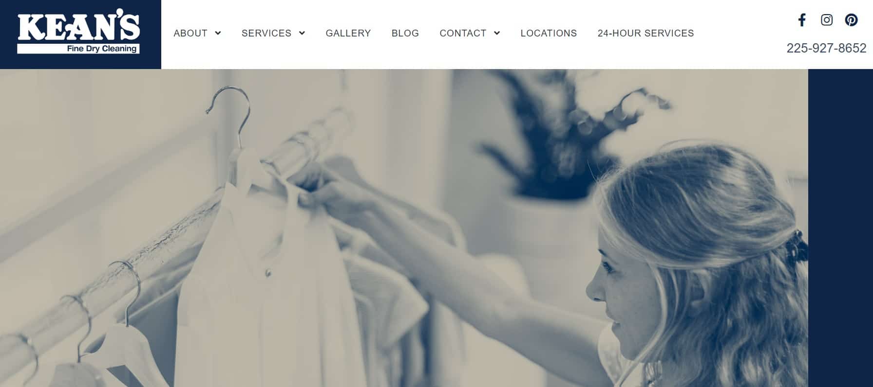 Kean’s Dry Cleaning Homepage