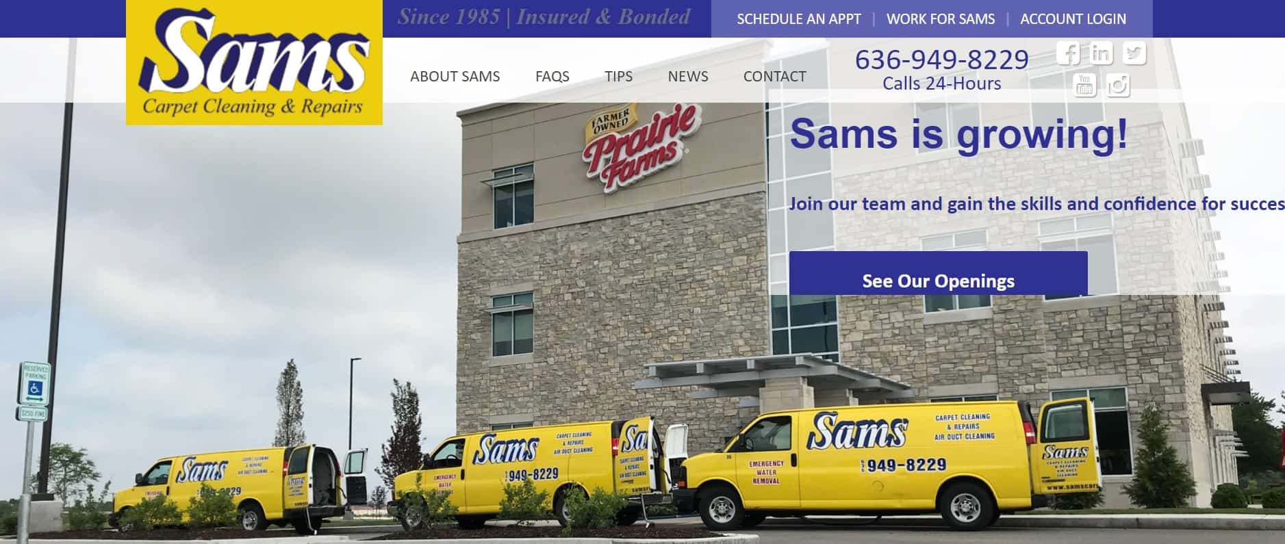Sams Carpet Cleaning Homepage