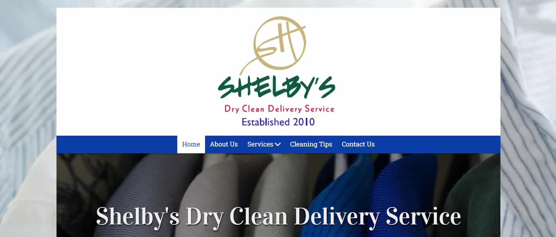 Shelby's Cleaners Homepage