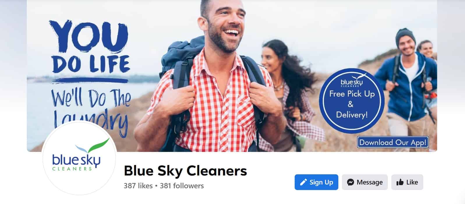 Blue Sky Cleaners Homepage