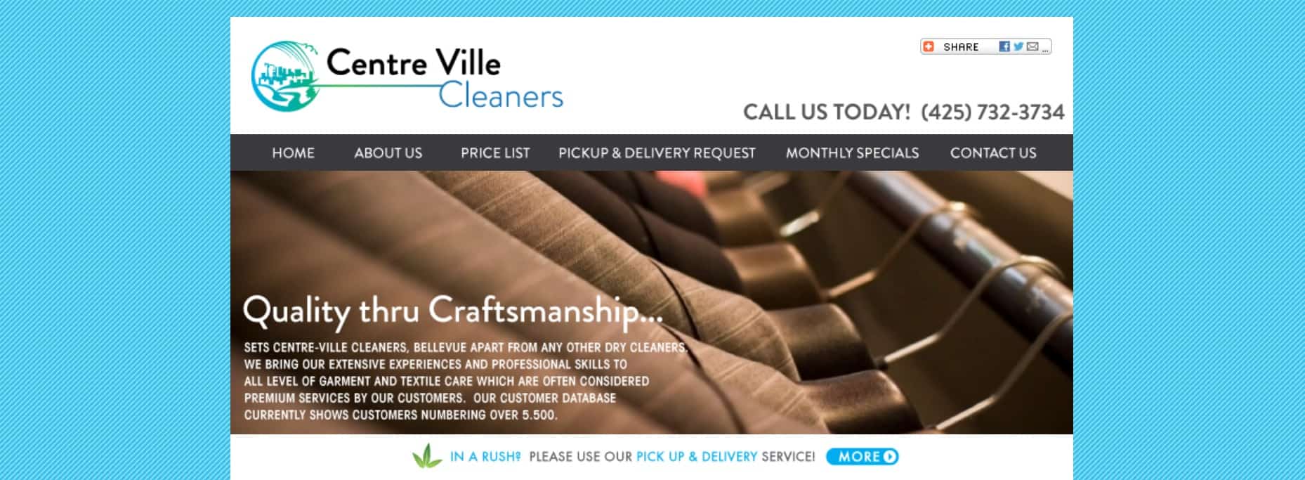 Centre Ville Cleaners Homepage