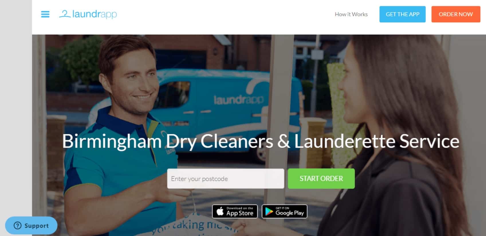 Laundrapp Homepage