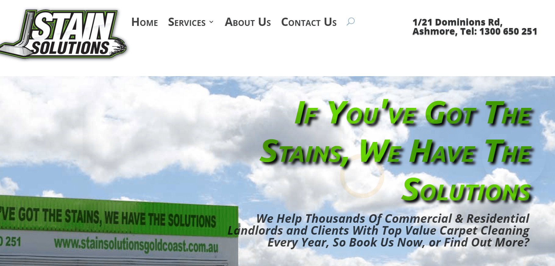 Stain Solutions Gold Coast's Homepage
