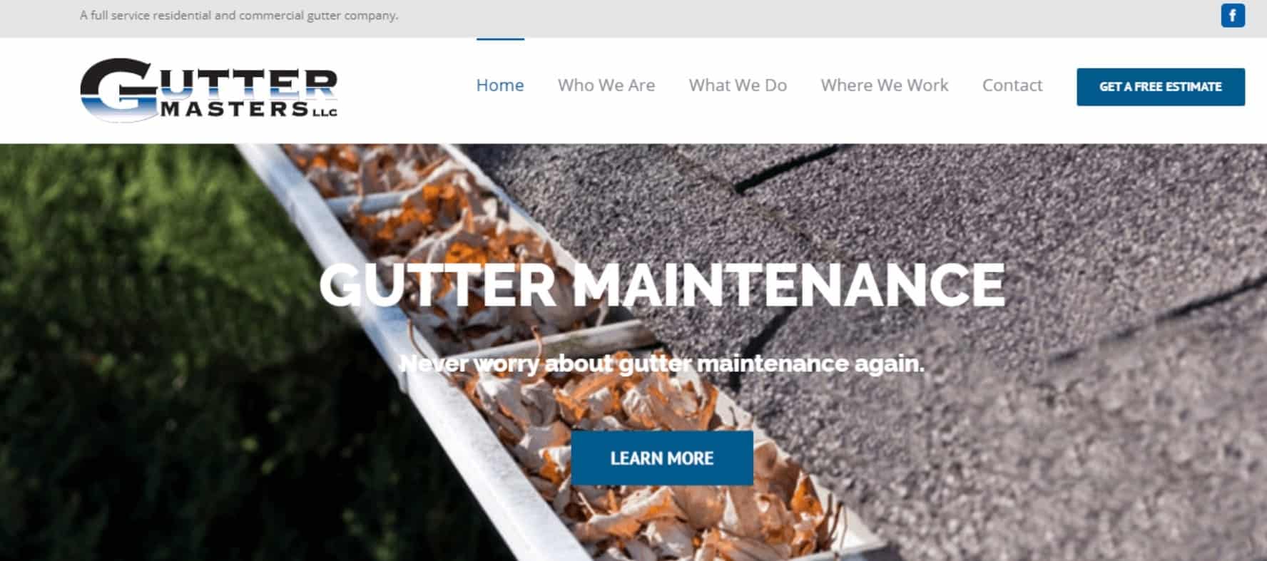 Gutter Masters Homepage