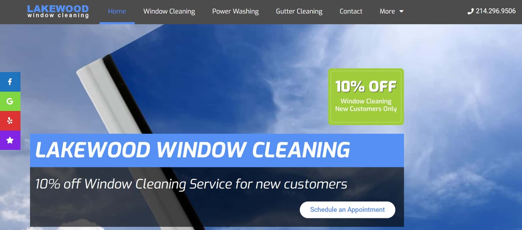 Lakewood Window Cleaning Homepage