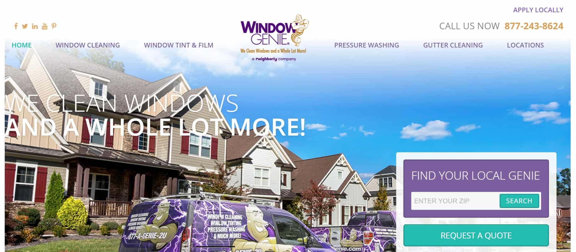 Window Genie of Dallas Homepage
