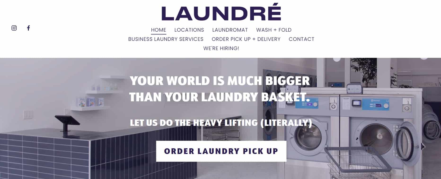 Laundré Homepage