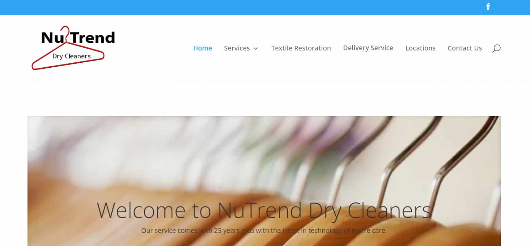 Nu Trend Drycleaners Homepage