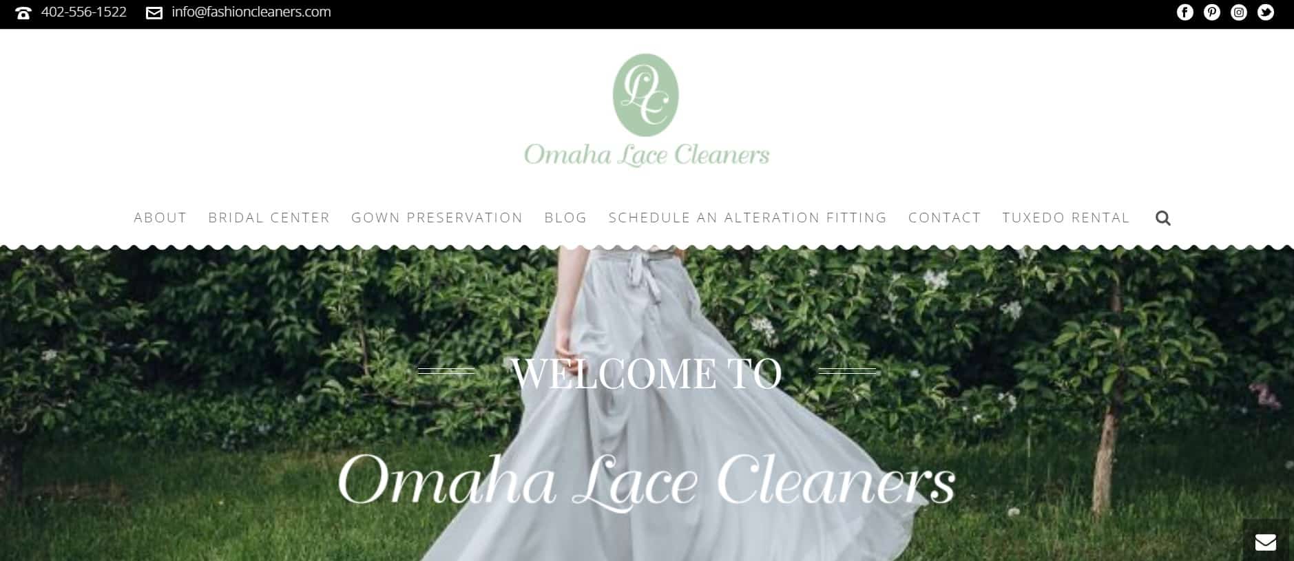 Omaha Lace Cleaners Homepage