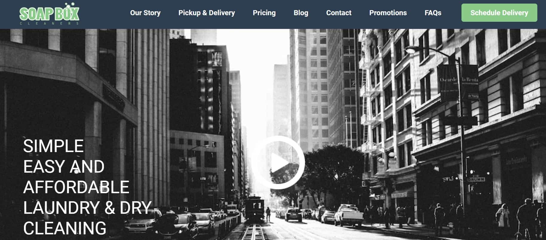 Soap Box Cleaners Homepage