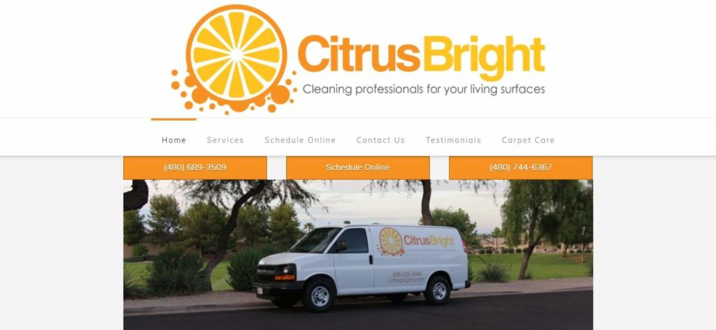 Citrus Bright Carpet Cleaning's Homepage