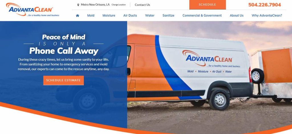 AdvantaClean's Homepage