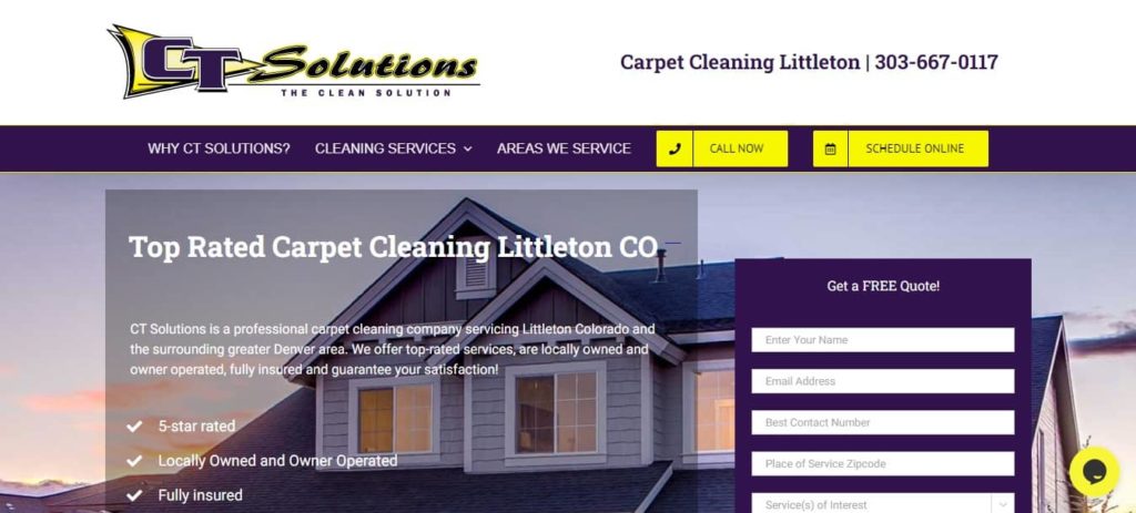 CT Solutions' Homepage