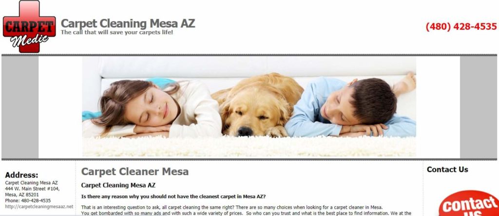Carpet Cleaning Mesa's Homepage