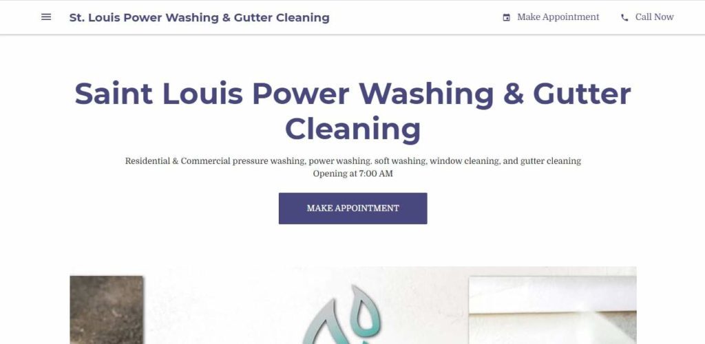 St. Louis Power Washing & Gutter Cleaning's Homepage
