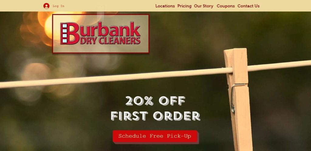 Burbank Dry Cleaners' Homepage