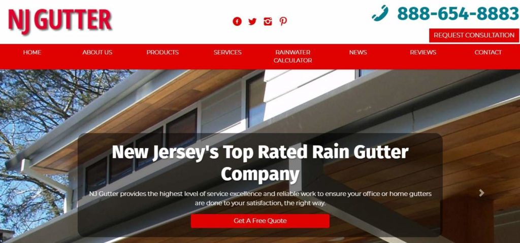 New Jersey Gutters' Homepage