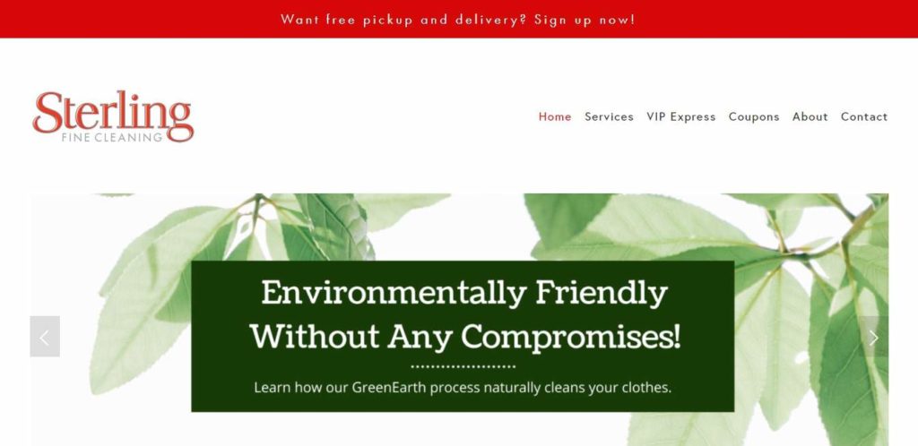 Sterling Fine Cleaners' Homepage