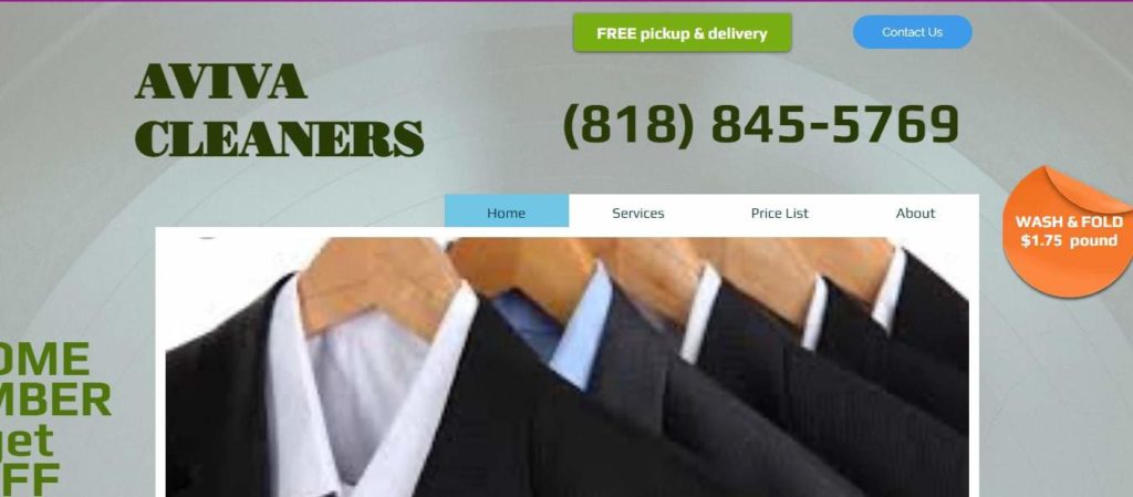 Aviva Cleaners' Homepage