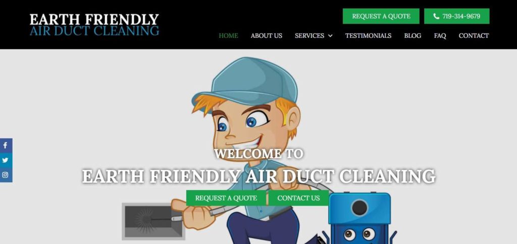 Earth Friendly Air Duct Cleaning's Homepage