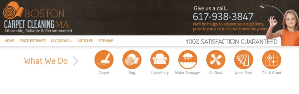Carpet Cleaning Boston's Homepage