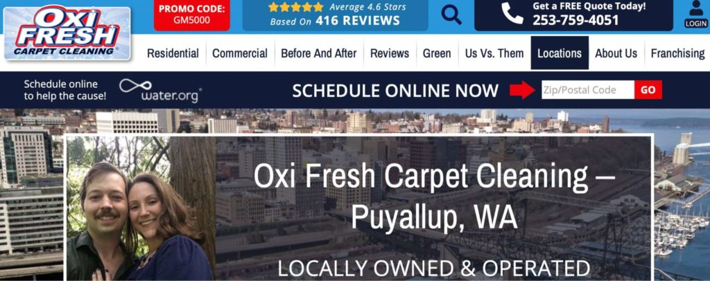 Oxi Fresh Carpet Cleaning's Homepage