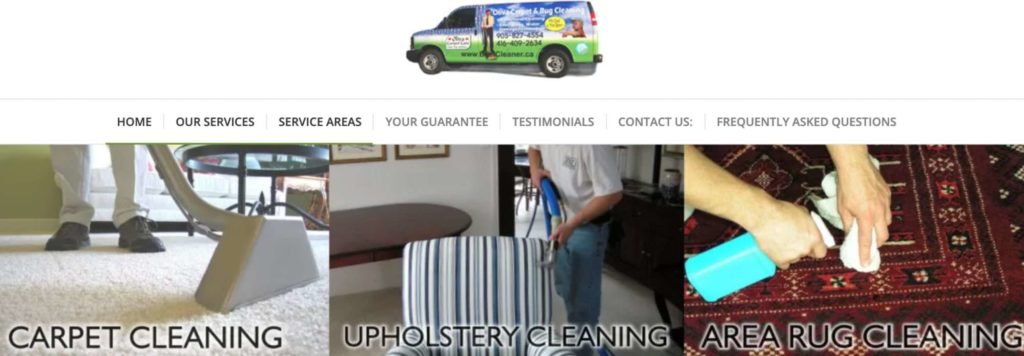 Oliva Carpet & Rug Cleaning's Homepage