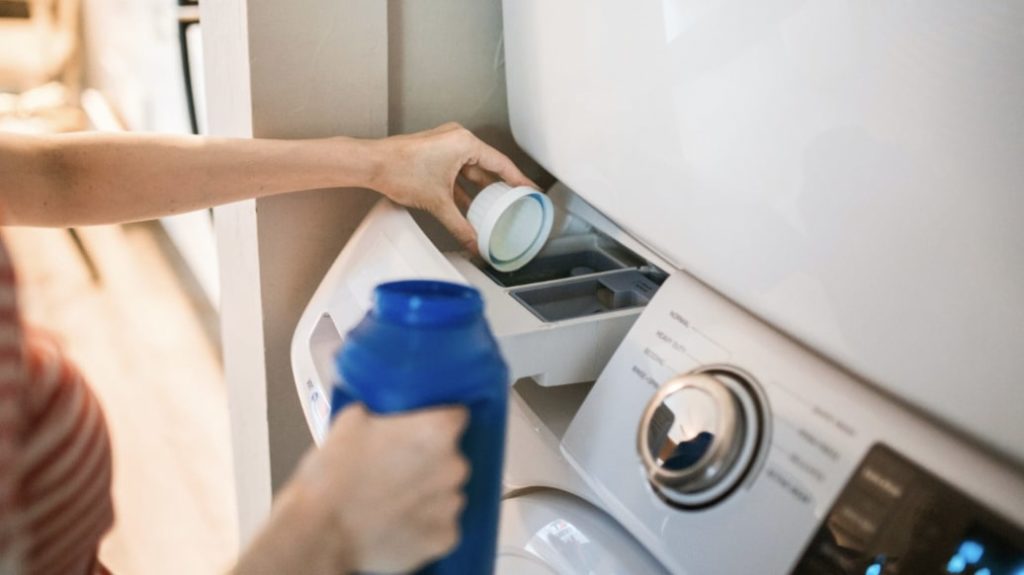 Adding Extra Detergent to Clean Clothes