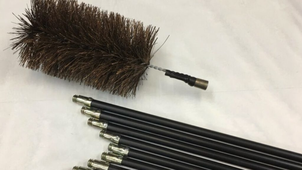 Buy certain brushes to clean from the fireplace