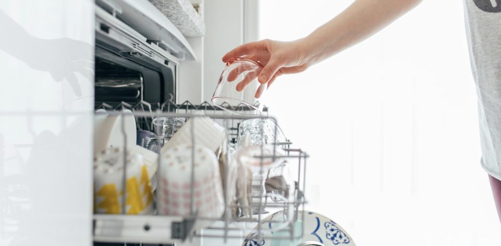 How do I prevent my dishwasher from reeking in the future
