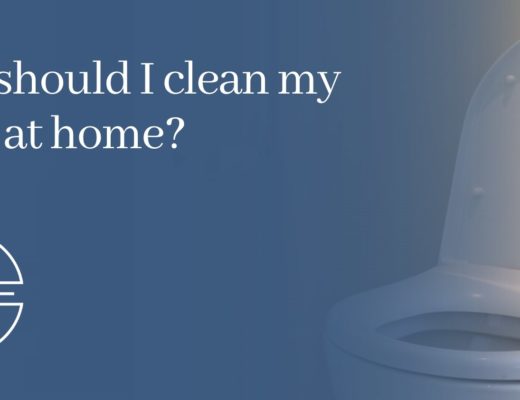 How should I clean my toilet at home