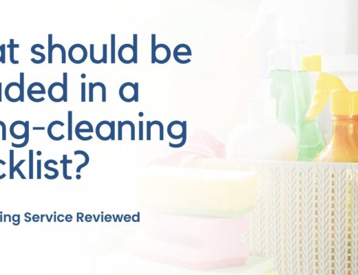 What should be included in a spring-cleaning checklist